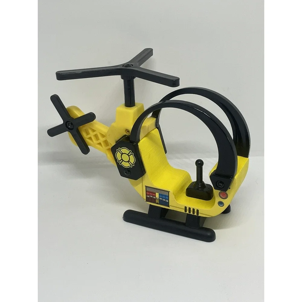 2011 Kidkraft Helicopter Plastic‎  Rescue Helicopter Black Yellow